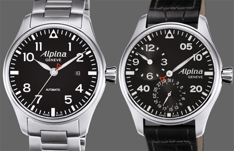 Alpina Startimer Automatic en Startimer Pilot Manufacture Regulator
