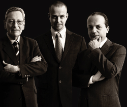 Chapter One: (vlnr) Roger Dubuis, Peter Speake-Marin en Christophe Claret