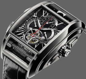 Ma�tres du Temps Chapter One in witgoud met zwarte plaat