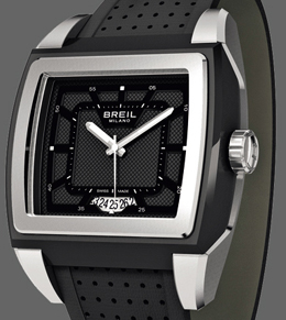 Breil Milano Driver Gent met zwrate IP-Gun coated wijzerplaat - klik aan voor een vergroting