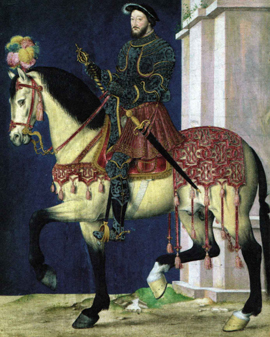 Koning Fran�ois I, hier zonder horloge