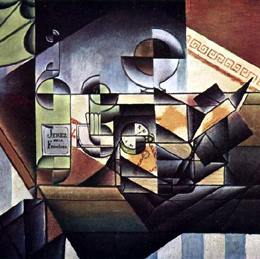 detail van "the Watch" van Juan Gris