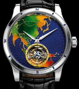 Jaeger-LeCoultre Master Grand Tourbillon Continents - klik aan voor een vergroting