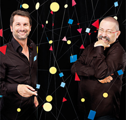 Maximilian B�sser (l) en Alain Silberstein