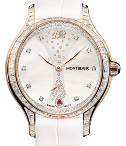 het tot 8 stuks gelimiteerde horloge uit de Montblanc �Collection Princesse Grace de Monaco�