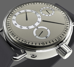 Ressence ZeroSeries met beige wijzerplaat