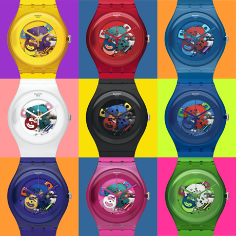 de Swatch New Gent Lacquered collectie