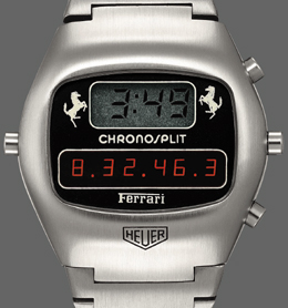 Heuer Ferrari Chronosplit uit 1975