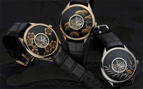 klik aan voor een grotere afbeelding van de Métiers d’Art – La symbolique des laques horloges